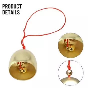 Pure Copper Metal Bell Wind Chime Pendant Anti-Theft Door Bell Home Decorat Brass Small Wind Chime Pendant 1 Pcs