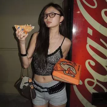 Pure Desire Sexy Leopard-Print Slim-Fit Short Camisole Black L