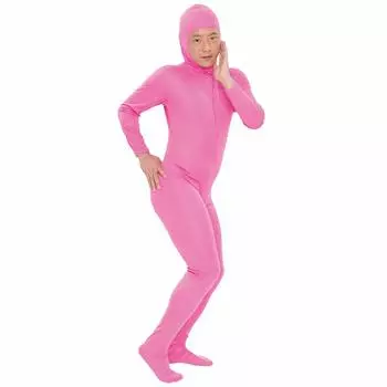 Чистые колготки для всего тела, эластичные, с маскировкой лица, M, розовые [PURE] розовый