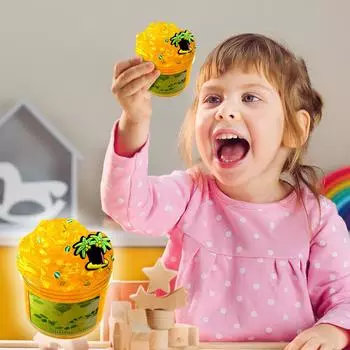 Пюре из масла Клей из пены Клей из хлопка Клей из слоеного теста Пюре из рамэна One Size жёлтый