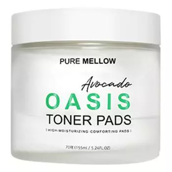 Pure Mellow Avocado Oasis Toner Pad 70p, 70 листов, 1 шт.