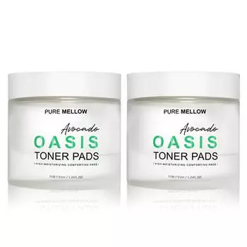 Pure Mellow Avocado Oasis Toner Pad 70p, 70 листов, 2 шт.