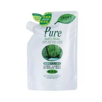 Pure NATURAL Shampoo L Refill 400ml (Smooth Type)