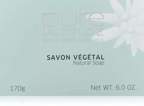 Pure SAVON SENTEUR FLEURS DE NEIGE 170g Soap White VGTAL белый