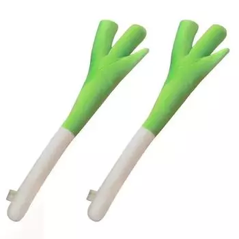 Pure Seek Овощные мягкие игрушки 2 шт. Подушка Otaku Green Onion Мягкая игрушка Green Onion Vegetable Товары для косплея Аксессуары для маскировки Предмет костюма