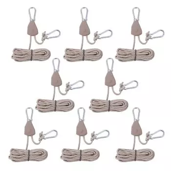 Pure Seek Rope Ratchet Paracord Tent Rope Растяжка для кемпинга на открытом воздухе Грузоподъемность 68 кг 4 м Набор из 8 штук Приблизительно. Прибл.