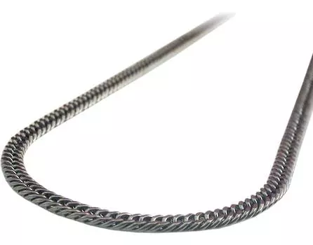 Pure titanium germanium Kihei necklace chain Light and gentle Simple double cut suitable for sports (70cm) design, 6-sided Unisex, (TGK-1-NB-70)