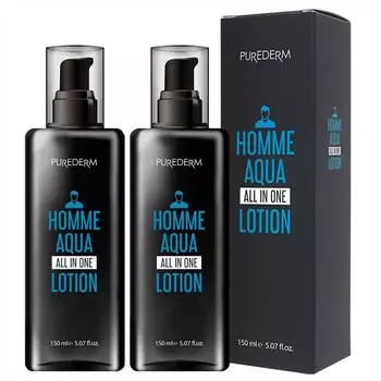 Purederm Men s Homme Aqua All-in-One Lotion, 150 мл, 2 шт.