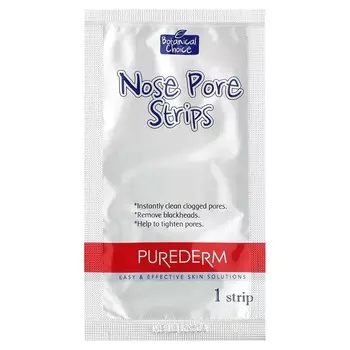 Purederm, nose pore strips, green tea, 6 strips