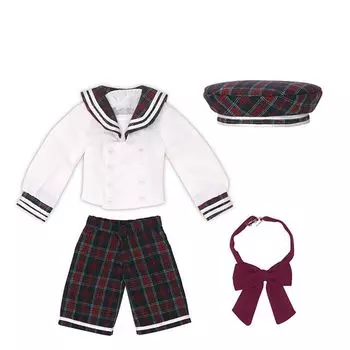 Pureneemo PNXS Gymnasium Sailor набор III Navy x Red Check 1/6 (для куклы)