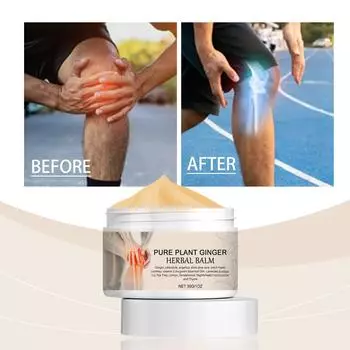 PurePlantИмбирный травяной бальзам, травяная мазь, крем для тела, глубокое питание, глубокое проникновение, питание нижнего слоя кожи. One Size
