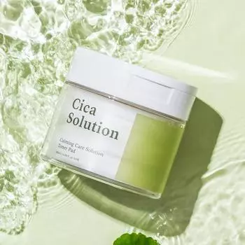 Puripia Cica Calming Care Solution Тонер-диски 180 мл/60 листов, 60 шт., 1 шт.