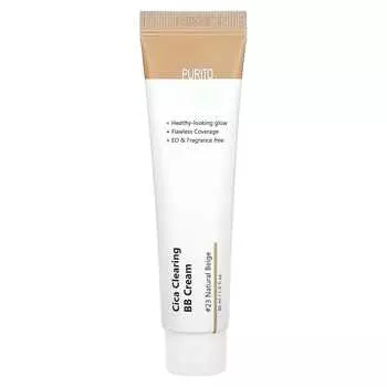 Purito, Cica Clearing BB Cream, № 23 Натуральный бежевый, 1 жидкая унция (30 мл)