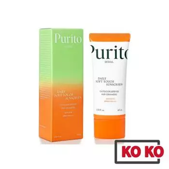 [Purito] Ежедневный солнцезащитный крем Soft Touch, 60 мл