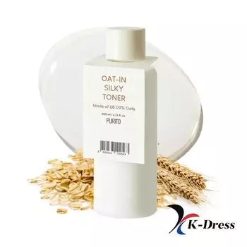 PURITO Oat-in Шелковистый тоник 200мл 1 PCS