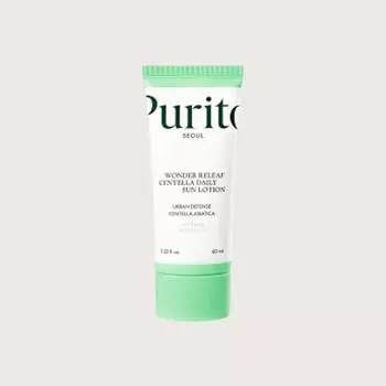 Purito Wonder Releaf Centella Ежедневный солнцезащитный лосьон SPF50+ PA++++ 60 мл
