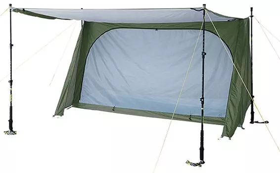 PuroMonte Кемпинговая палатка для отдыха на открытом воздухе 2-местная VB200 Olive F BOKUNOKICHI-1 (ОЛВ)