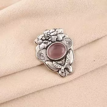Purple Cat s Eye Gemstone 925 Solid Silver Jewelry Handmade Pendant Wedding Gift CP-6-42