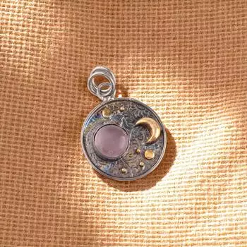 Purple Cat s Eye Gemstone 925 Sterling Silver Jewelry Handcrafted Pendant 1.30 PP-33-44