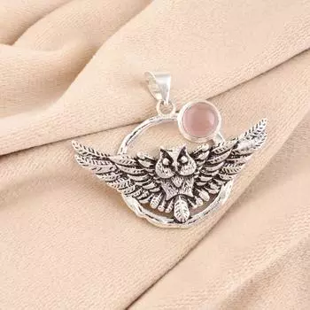 Purple Cat s Eye Gemstone 925 Sterling Silver Jewelry Handmade Pendant 1.48 CP-17-41