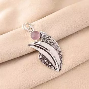 Purple Cat s Eye Gemstone 925 Sterling Silver Jewelry Handmade Wedding Pendant PP-36-49