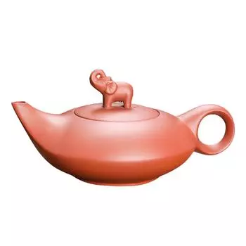 Purple Clay Teapot Elephant Design Kung Fu Teaware Gongfu Teakettle for Home Kitchen коричневый