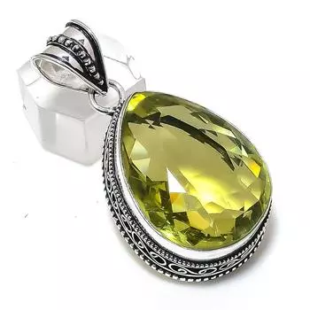 Purple Labradorite Gemstone 925 Sterling Silver Jewelry Pendant 3.55 G4T20