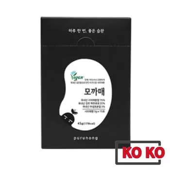 [Purunong] Черные бобы и пивные дрожжи 3 г x 15 палочек / MOCCAME / выпадение волос питание для волос 15stick x 1