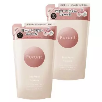 Purunt Treatment Deep Repair Serum Treatment Purusara Hair Refill Refill 300 г x 2 шт. [Набор 2]