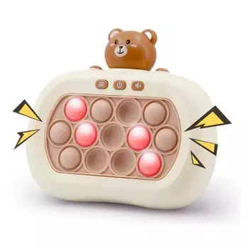 Push Pop Game Electric Glow by Educational Educational Toy 13 Keys 4 Modes Levels with Screen 4 Years Old 5 Years Old 6 Years Old 7 Years Old