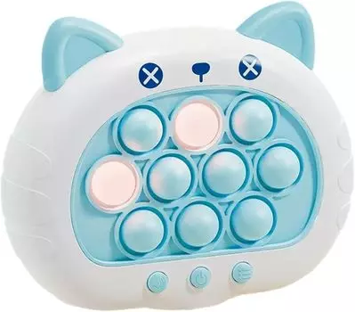 Push Pop Game Electric Pop It Светящаяся игрушка для снятия стресса Push Pop Светящаяся игрушка для снятия стресса Electric (Синий Кот)