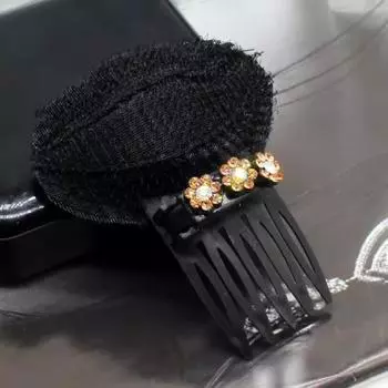 Пушистая челка, удлиняющая верхняя подушечка для волос, пушистая расческа-заколка, невидимая бесследная верхняя подушечка для улучшения плоских корней