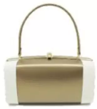 Пушистая однотонная сумка для женщин [Ando] SQ-2, золотой