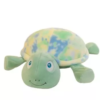 Пушистая плюшевая игрушка Зеленая черепаха, мягкая кукла, морская черепаха, кукла-животное, детский подарок
