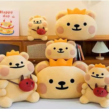 Пушистая плюшевая кукла медведь из полипропиленового хлопка плюшевая кукла медведь плюшевый жук игрушка для детей девочка Style 1