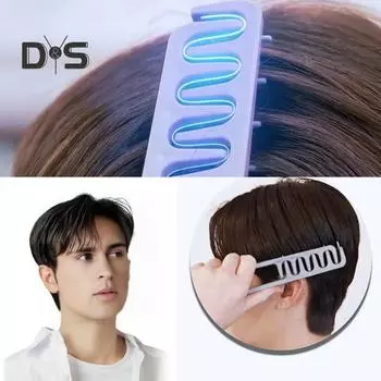 Пушистая расческа для укладки волнами увеличивает объем массаж кожи головы пушистая расческа для укладки волос инструмент для выпрямления волос для всех типов волос розовый