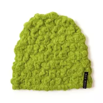 пушистая шапка ecomoco 24.Aloe MOCA-24 зелёный