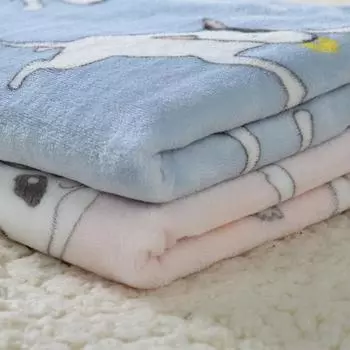 Пушистое одеяло для собак, спальный коврик для домашних животных для маленьких и больших собак, кошек, мультяшный узор, мягкий коврик для кровати для щенков и котят, подушка для французского бульдога 40X60CM