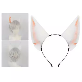 Пушистые кошачьи ушки повязка на голову косплей мультяшный головной убор для выпускного карнавала маскарадный костюм