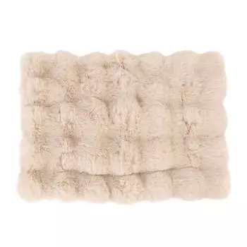 Пушистый коврик для питомца, ультрамягкий, комфортный, сохраняющий тепло, плюшевый коврик для собачьей конуры, подстилка для собак, кошек L: S(for 2-4kg)