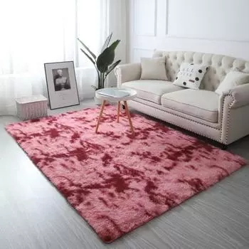 Пушистый коврик, приятный для кожи, износостойкий полиэстер, ультрамягкий напольный коврик для дома 80*120cm