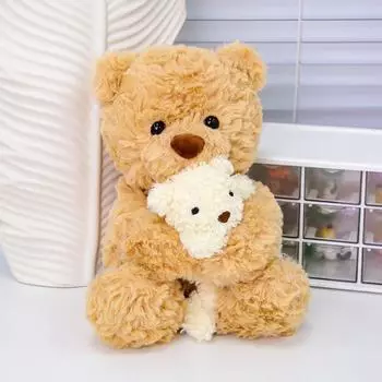 Пушистый кролик кукла мягкая игрушка интерактивная родитель-ребенок медведь мягкие игрушки дни рождения Style B
