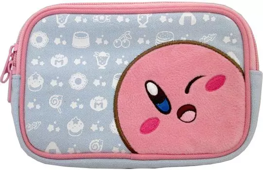 Пушистый квадратный чехол Кирби Синий