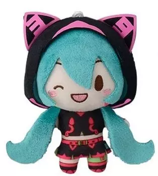 Пушистый миниатюрный талисман серии Hatsune Miku «Hatsune Miku» ~Live Ver.~ (Сценический костюм/Подмигивание)