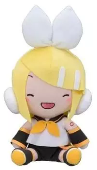 Пушистый плюшевый мишка серии HatsuneMiku «Кагамине Рин, Кагамине Лен и Мегуринэ Лука» (Кагамине Рин)