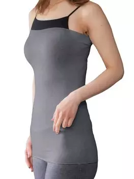 Пушистый шелковый пояс для живота, сделано в Японии [SOWAN], длинный, шелк, хлопок, мужской, женский, унисекс, (Угольно-серый)