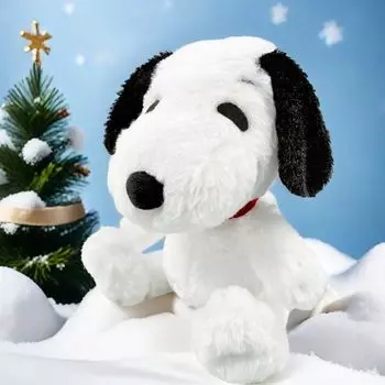 Пушистый Снупи плюшевый СНУПИ игрушка подарок на день рождения высота сидя 20 см (Нормальный) [Элемент]