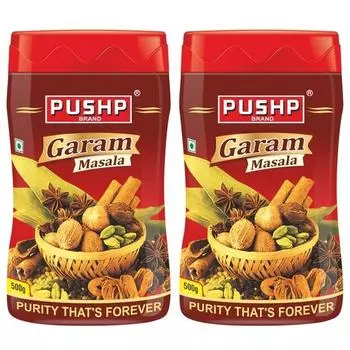 Pushp Brand Garam Masala Jar (500) (Pack of 2)