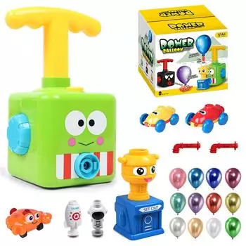 Пусковая установка для воздушных шаров, детские игрушки-автомобили с насосом, ракета, воздушные шары, товары для вечеринок, дошкольное образование, наука, детские игрушки, подарки