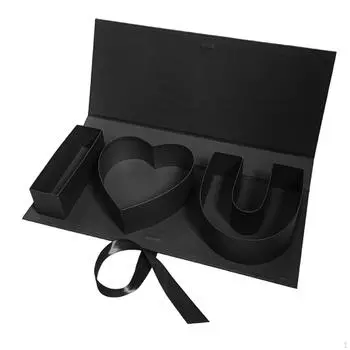 Пустая цветочная подарочная коробка, заполняемый контейнер для букв, декоративный картон, декор ко Дню матери, в форме буквы белый